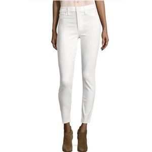 Joe's Jeans White Ankle  Raw Hem High Rise 26